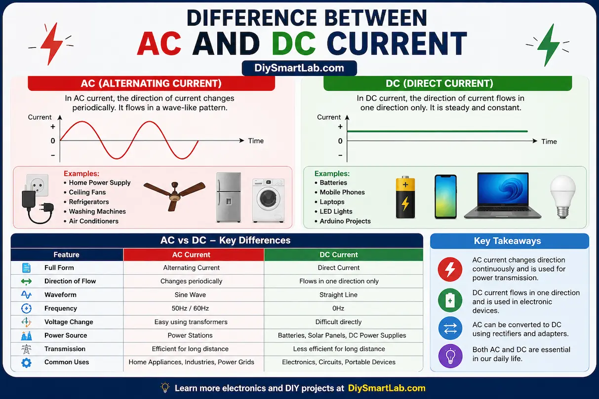 Difference Between AC and DC Current