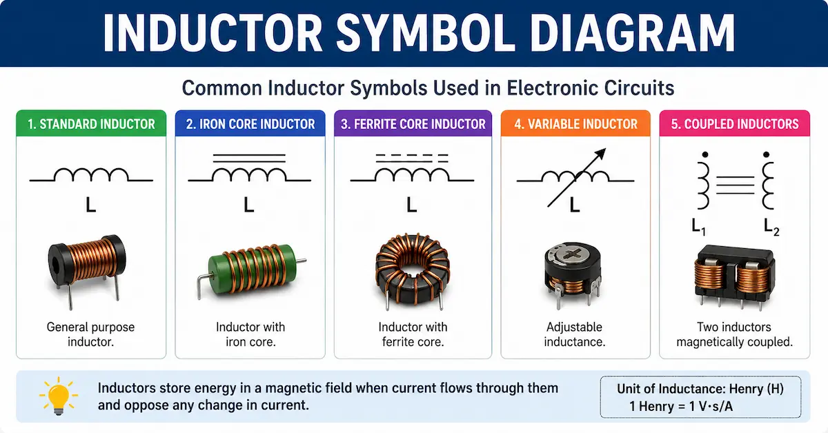 Inductor Symbol Diagram