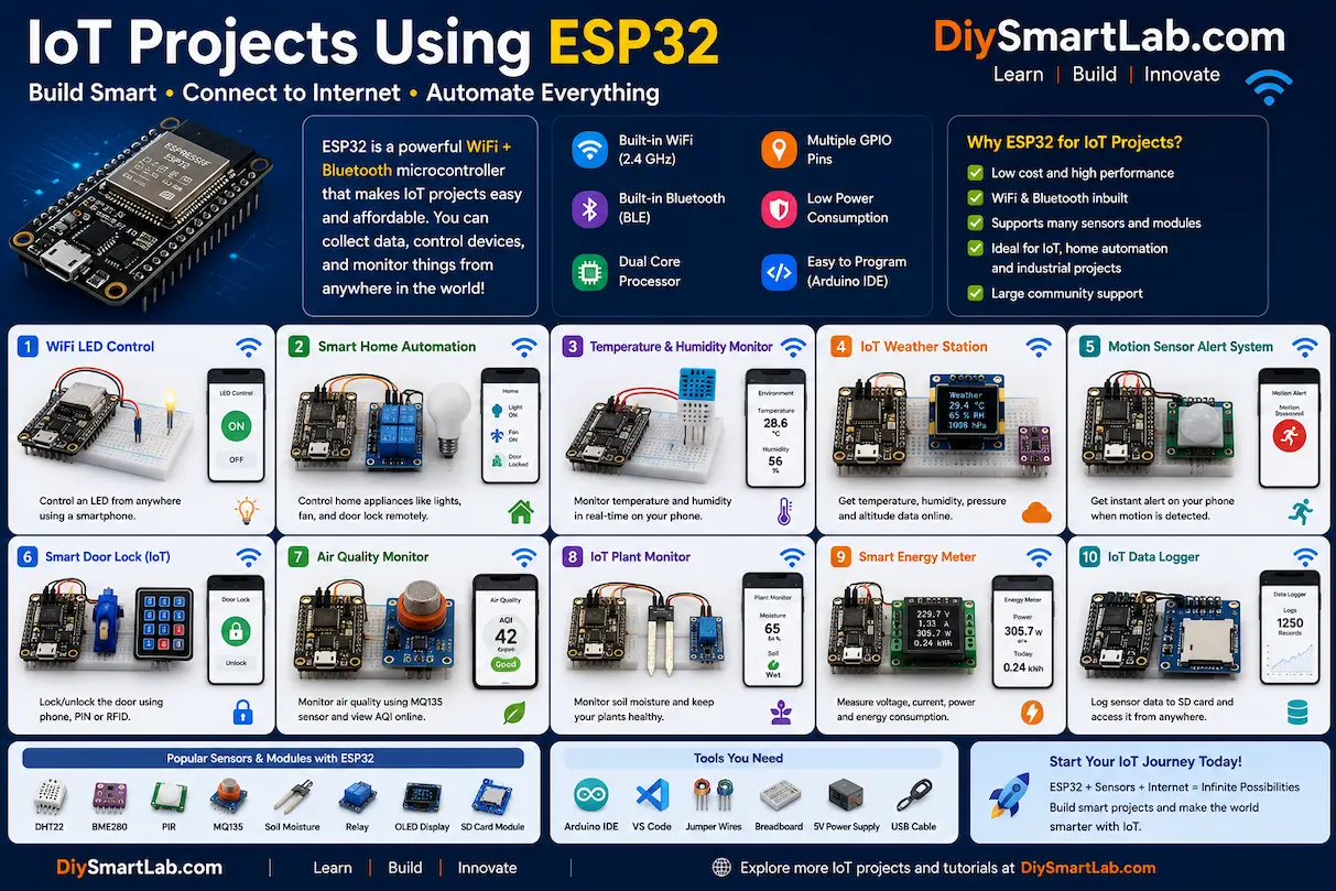IoT Projects Using ESP32