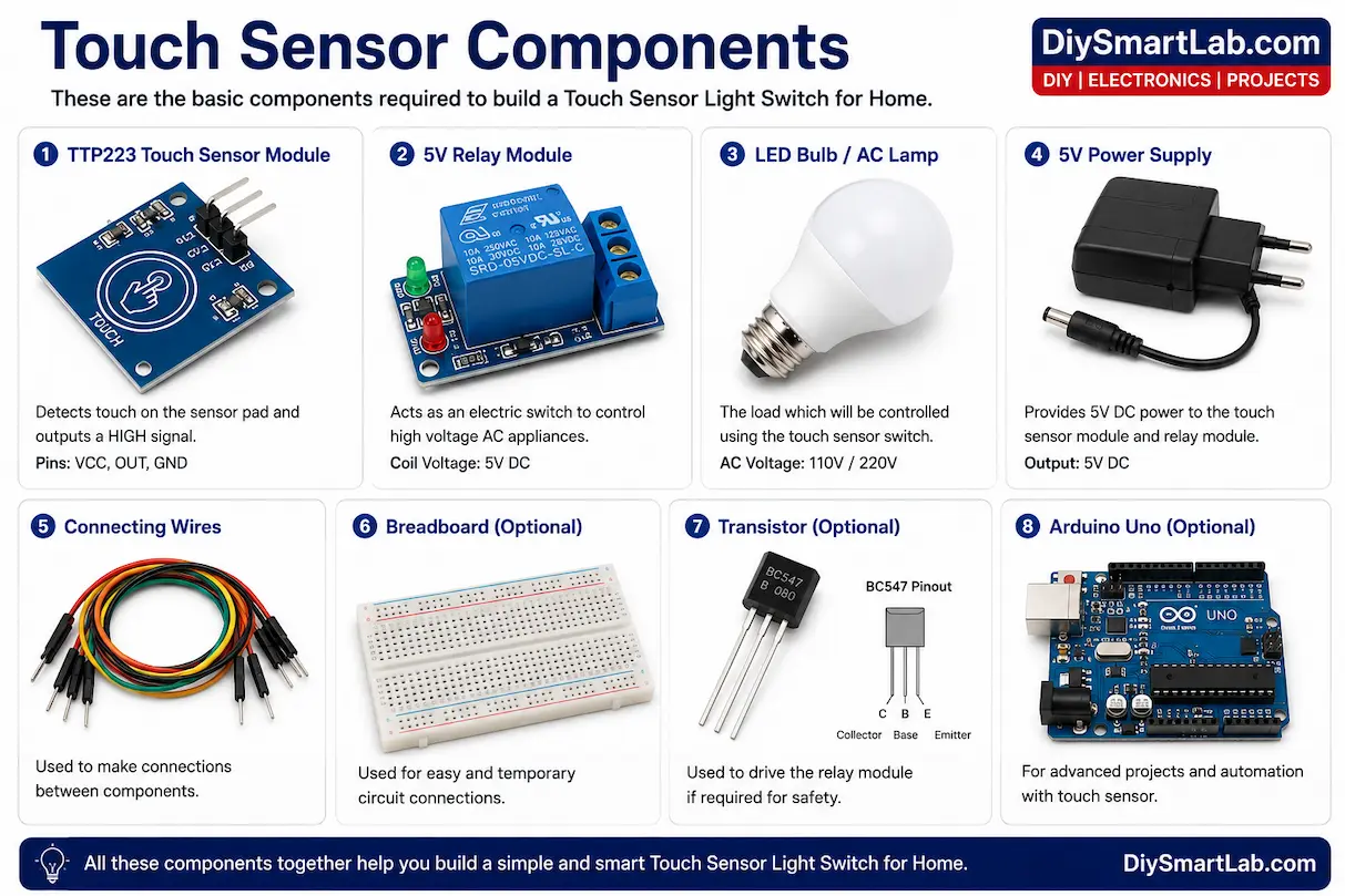 Touch Sensor Components