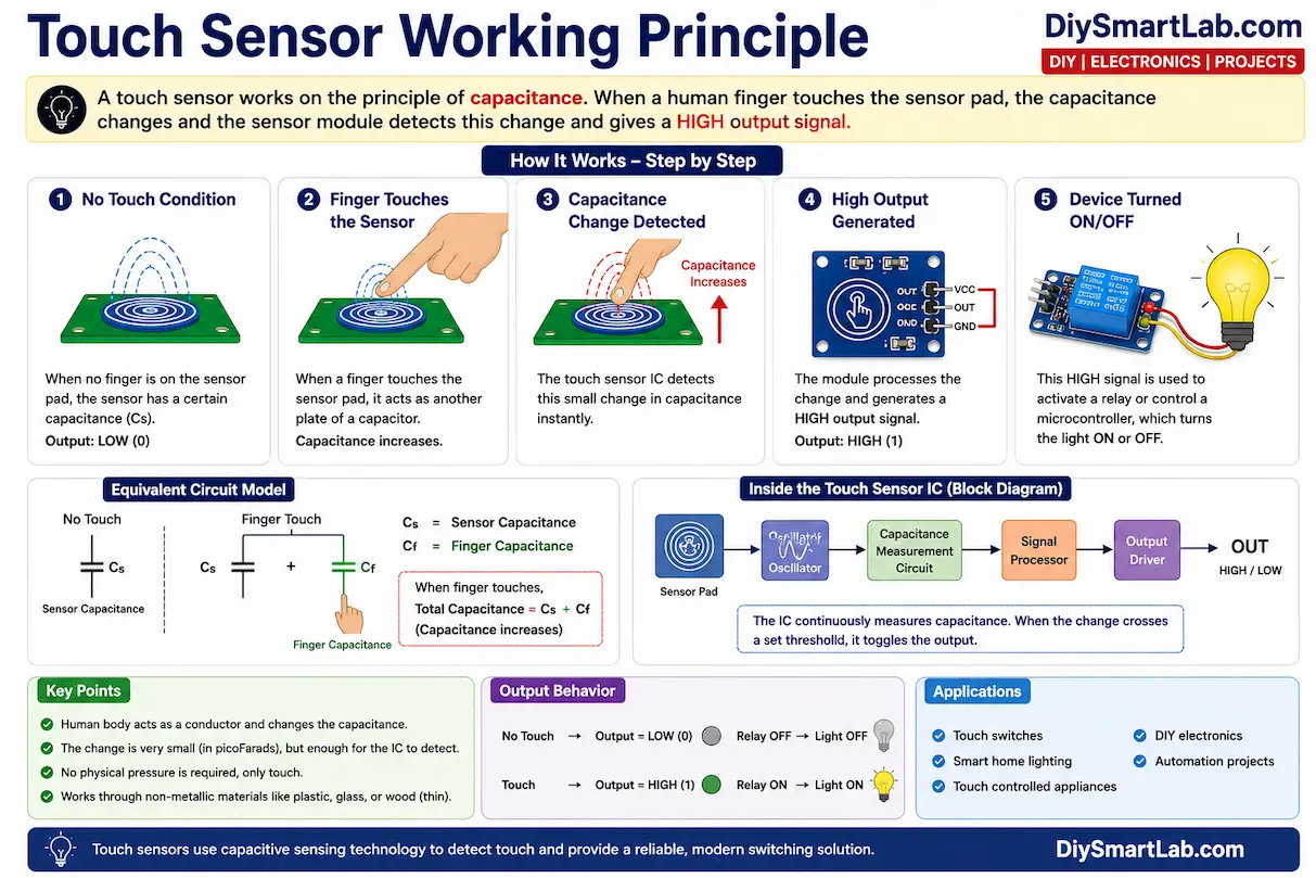 Touch Sensor Working Principle