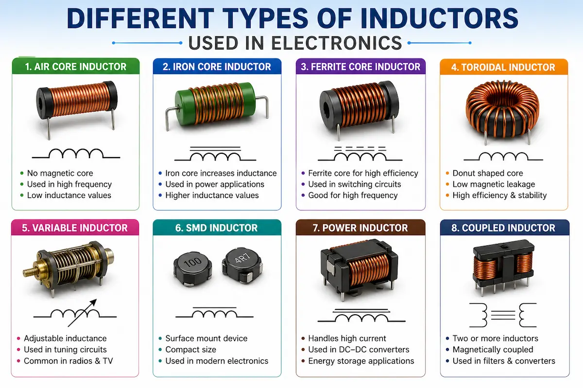 Types of Inductors