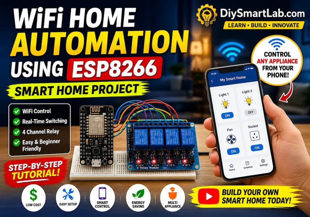 Wifi Home Automation using ESP8266