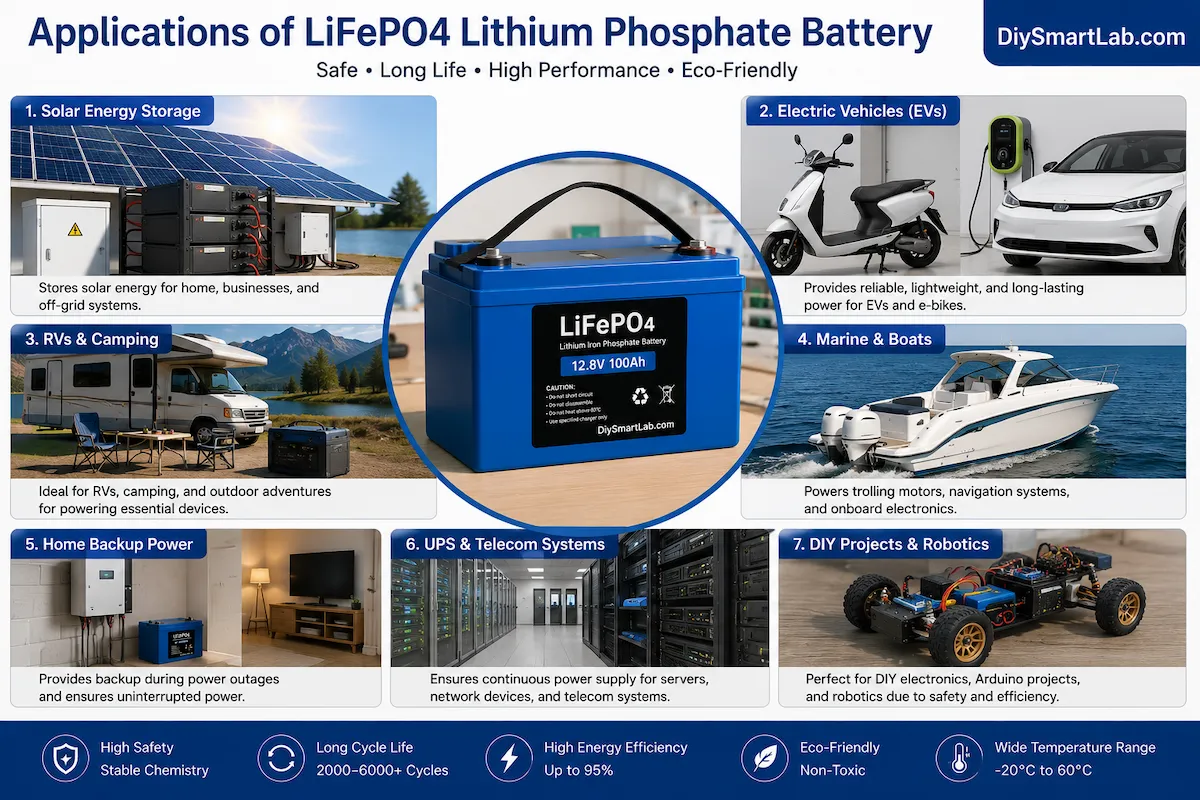 Applications of LiFePO4 lithium phosphate battery